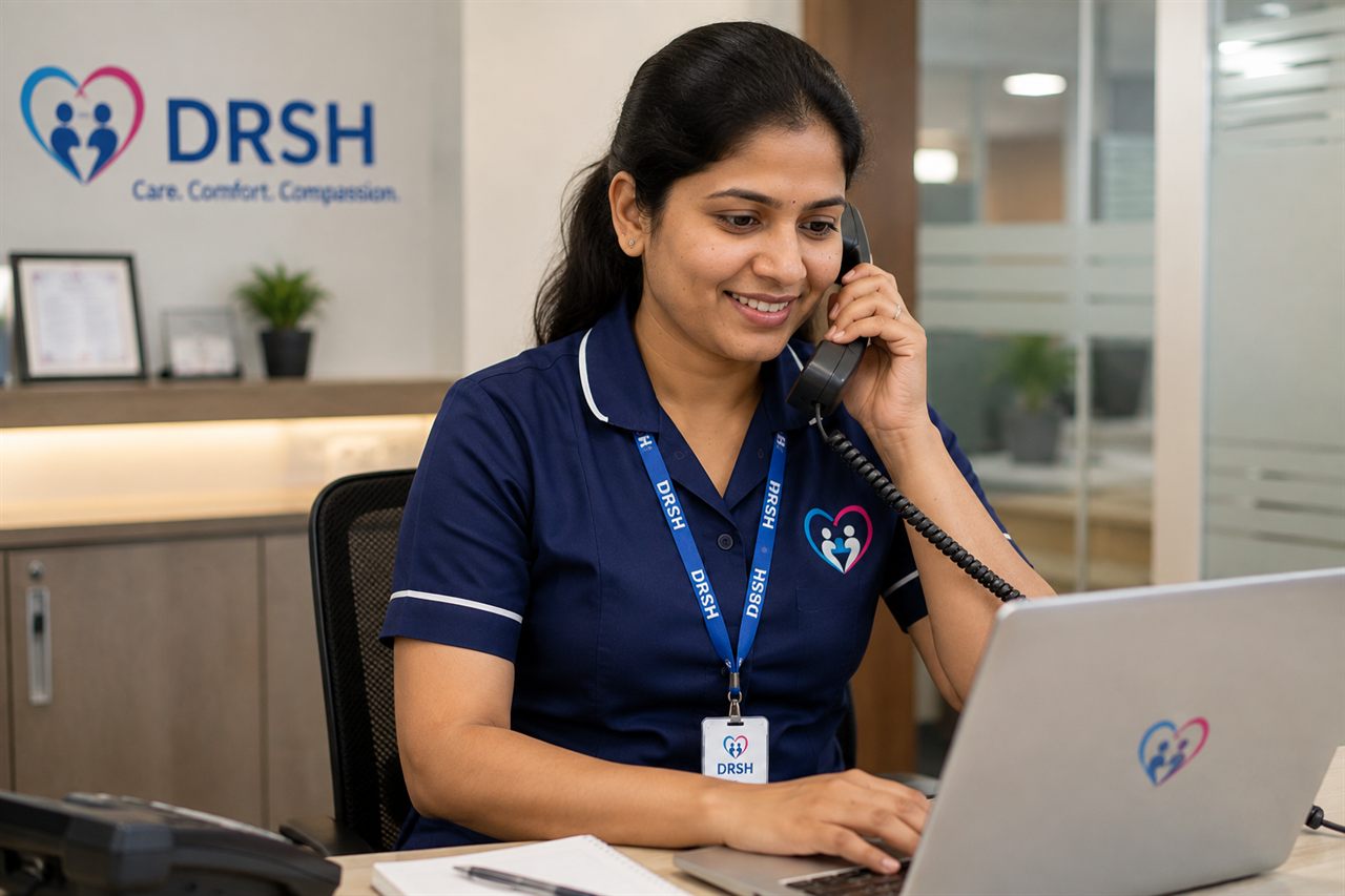 A DRSH care coordinator ready to help