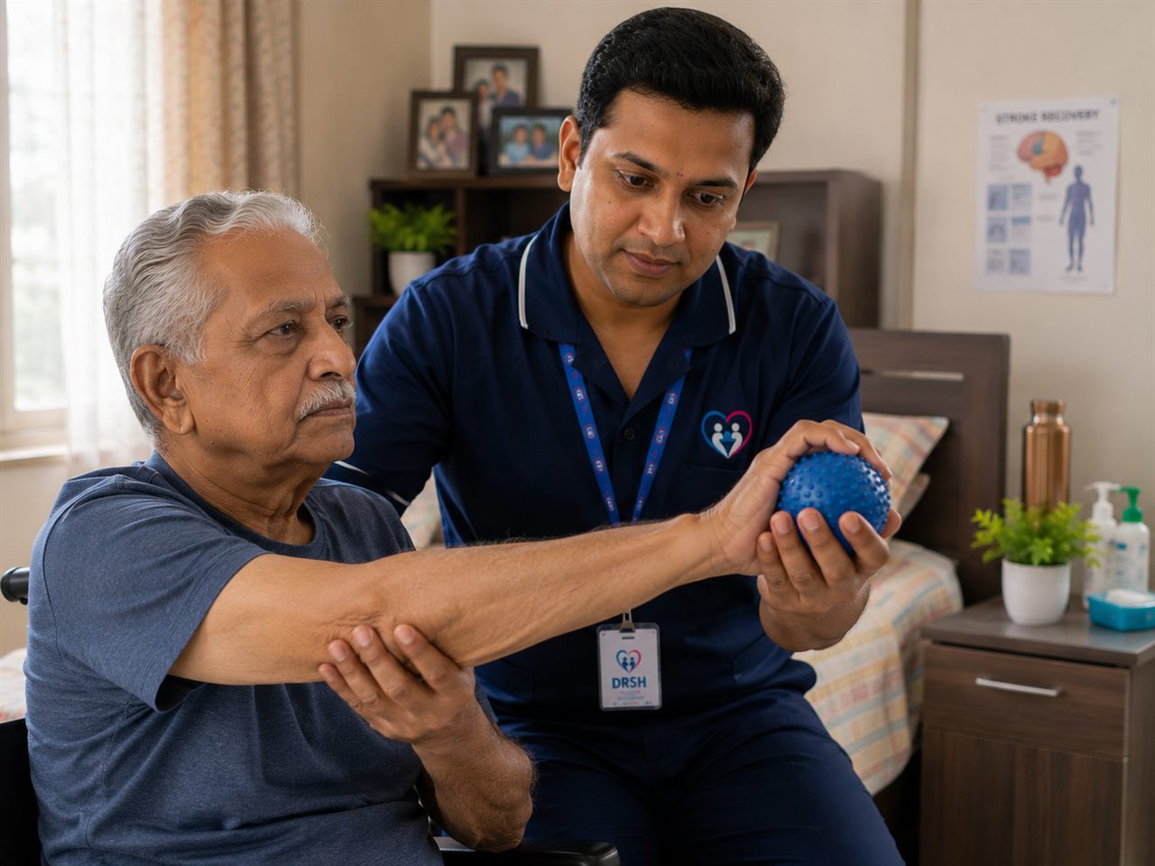 Stroke and paralysis care at home